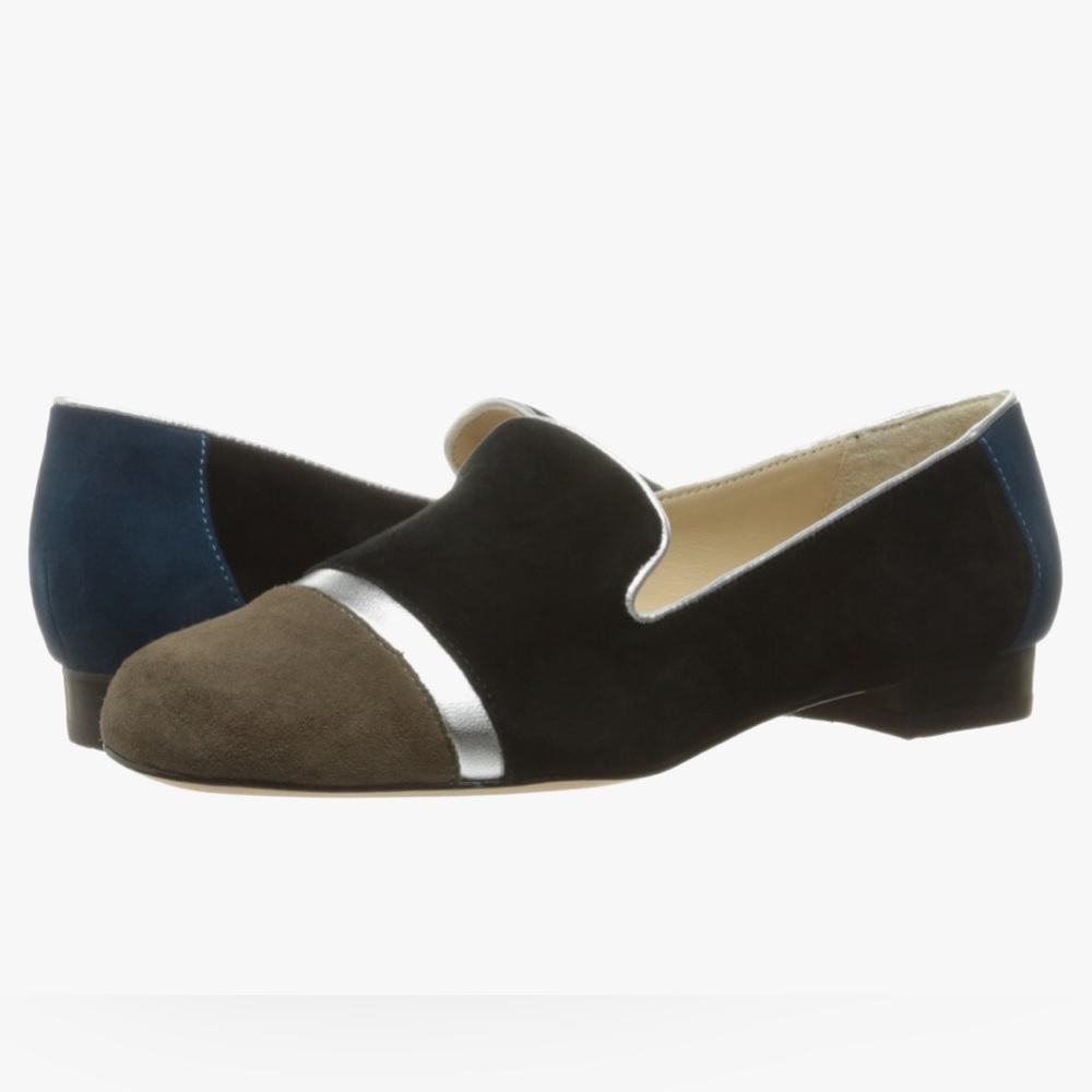 Bettye Muller Multicolored Slip On Loafers - Picture 1 of 12